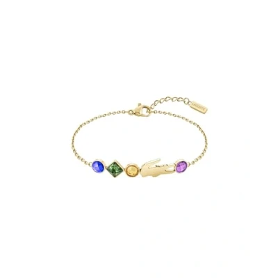 Image of Lacoste Women&#039;s DEVA Collection Chain Bracelet Yellow gold 2040361