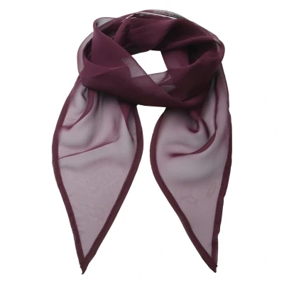 Image of Premier Unisex Adult Colours Chiffon Scarf (Aubergine) Purple One Size
