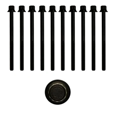 Image of 90005PNA003x10 Cylinder Head Bolt Kit AJUSA 81028900 Male Star 10 HONDA: CIVIC 8 Hatchback, CR V 2, 7 Hatchback