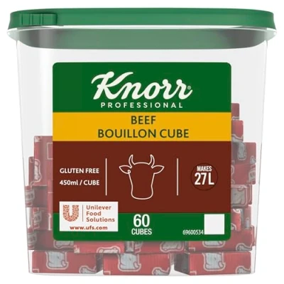 Image of Knorr Beef Bouillon Cubes, 60 Cubes x 450 ml