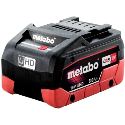 Image of Metabo battery pack LiHD 18 V 8.0 Ah (625369000). voltage: V, capacity: 8 Ah, weight: 980 g