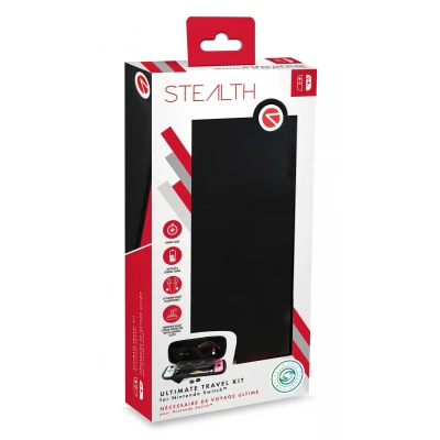 Image of Stealth Ultimate Starter Pack &amp; Travel Kit for Nintendo Switch Black (Nintendo Switch)