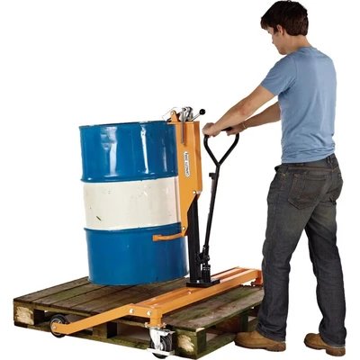 Image of Drum Handler Holds 1 x 210L; 250kg; Orange