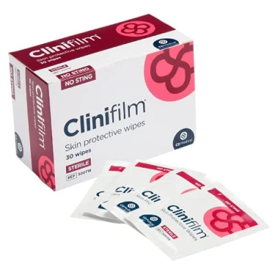 Image of Clinifilm Skin Protective Barrier Wipes, 30 piece.