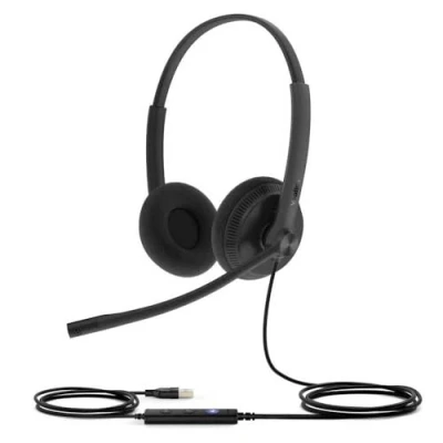 Image of Yealink UH34 Casque Avec fil Arceau Bureau/Centre d&#039;appels Noir