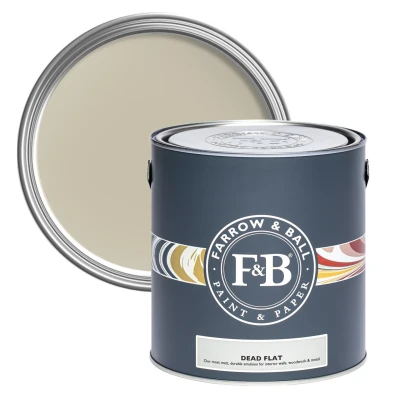 Image of FARROW &amp; BALL NEW DEAD FLAT 4 OLD WHITE 5L