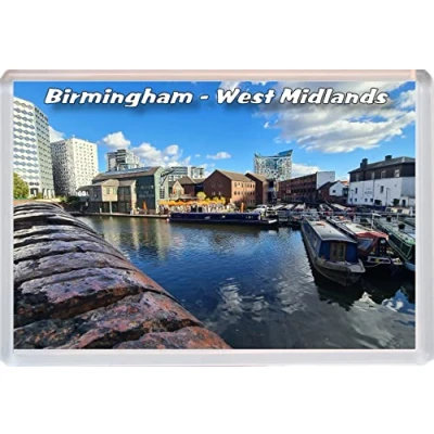 Image of Birmingham West Midlands 96 x 67mm Jumbo Fridge Magnet/Magnets BBSFHM518