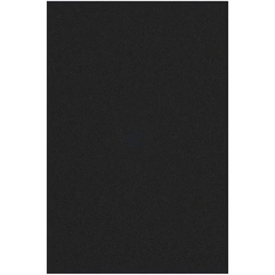 Image of vidaXL black polypropylene doormat indoor outdoor 180x120cm medium pile vinyl base rectangular floor rug for entryways balcony office bedroom