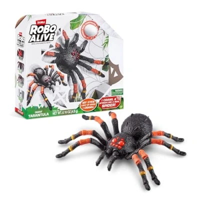 Image of ROBO ALIVE Robotic Giant Tarantula, 38.5 cm, Battery Powered Toy, Realistic Movements, Toy Spider