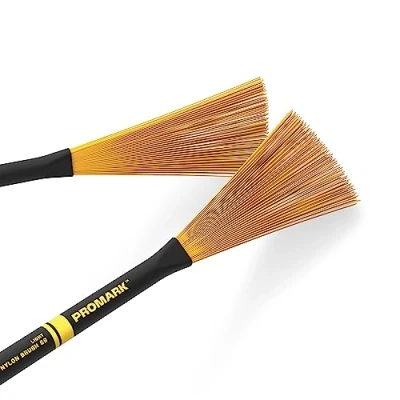 Image of ProMark Light Nylon Brush 5B Yellow Jazz Wire for Snare Drums Drum