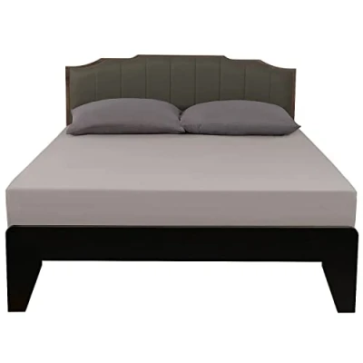 Image of Lirex Fitted Sheet, Single Size 100% Egyptian Cotton 300 Thread Count Soft Breathable Grey