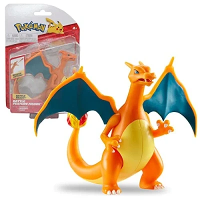 Image of Pokemon Selection Battle Feature Figures Movable Deluxe Action Play Figure, Figure:Charizard