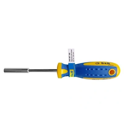 Image of S&amp;R Screwdriver Bit Holder Magnetic, Power Handle, 210 mm