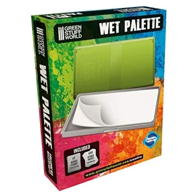Image of Green Stuff World Wet Palette Antibacterial for Painting Miniature Figures with Acrylic Paint
