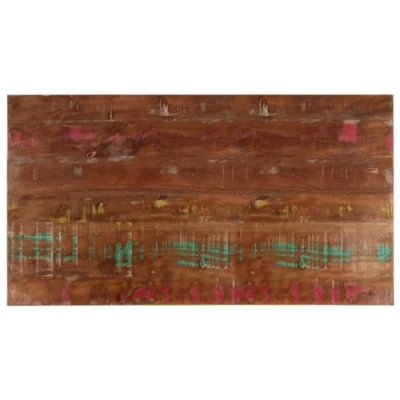 Image of vidaXL Rectangular Wood Tabletop Reclaimed Dining Top 100x60cm