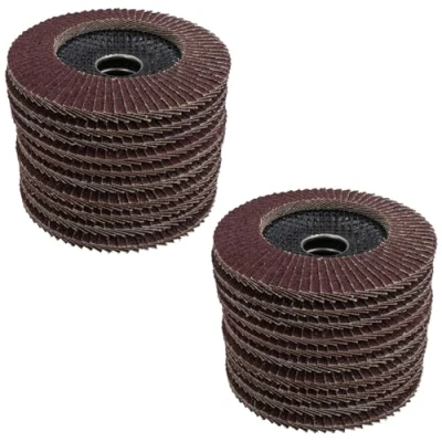 Image of 20 x Flap Discs 40 Grit Angle Grinder 4.5&quot; (115mm) Flat Sanding Grinding AU025