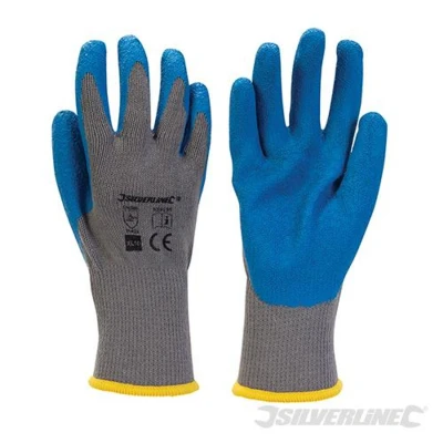 Image of Silverline Latex Builders Gloves XL 10