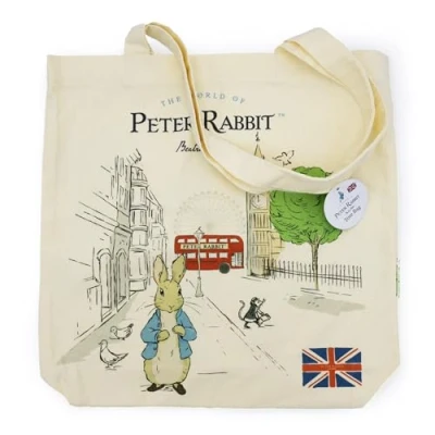Image of Robert Frederick Peter Rabbit Out &amp; About Tote Bag