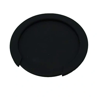 Image of 100 mm Acoustic Guitar Sound Hole Cover Block Plug Screeching Halt Rubber (Black)