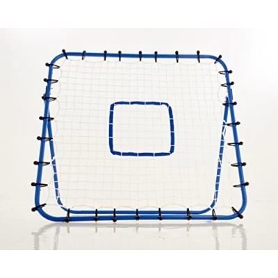 Image of Sunsport Rapid Response Rebounder 100 x 100cm Cricket &amp; Baseball Training Net Adjustable, Portable with Target Zone Blue