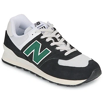 Image of New Balance 574 Trainers black, Size: 3.5, Black Suede
