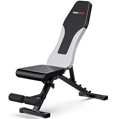 Image of WINNOW Adjustable Weight Bench Foldable Home Exercise Gym Workout Incline Decline Flat Press for Full Body