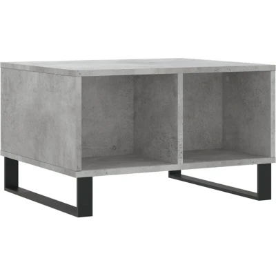Image of vidaXL Coffee Table Concrete Grey 60x50x36.5 cm Engineered Wood