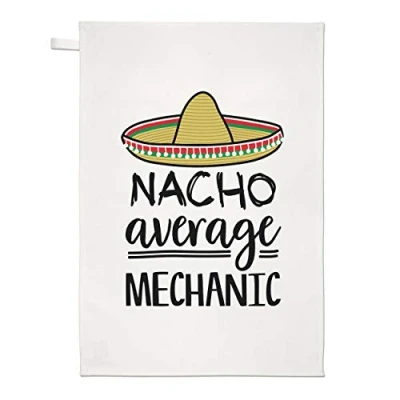 Image of Nacho Average Mechanic Tea Towel Dish Cloth