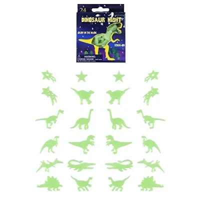 Image of HENBRANDT Glow in the Dark Dinosaur Shapes Pack of 3