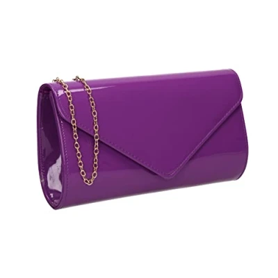 Image of SwankySwans Women&#039;s Alisa Clutch Bag, Purple
