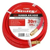 Image of 3/8&quot; X 30FT RED RUBBER AIR HOSE LINE