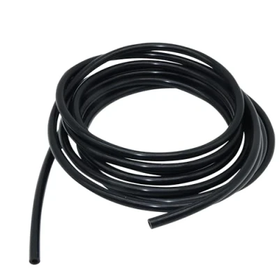 Image of LAVMHAB Silicone Tubing 7mm ID x 10mm OD 3m (9.8FT), Flexible Tube for Water Air Pump (Black)