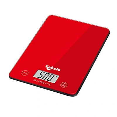 Image of Kabalo 5kg Red Digital LCD Electronic Kitchen Cooking Baking Prep Food Preparation Weighing Scales UK
