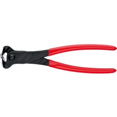 Image of Knipex End Cutting Nipper black atramentized, plastic coated 200 mm 68 01 EAN