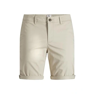 Image of JACK &amp; JONES Men&#039;s Jpstbowie Jjshorts Solid Sa Sn Pls PS, Oxford Tan, XS