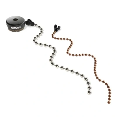Image of Evans Cymbal Pack Sizzler Two Chain Includes Cymbal, Felt Washer, Large Sound Sizzle Chain, Small Soft without Holes or Rivets