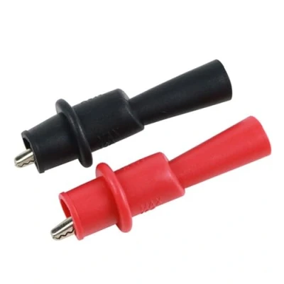 Image of Electrical Multimeter Test Leads Set with Alligators Clip Hook Probes Professional 1000V 10A 20A