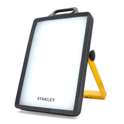 Image of LITECRAFT Stanley Floodlight 50 Watt LED IP44 Rated Work Area Panel Light Black