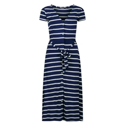 Image of Regatta Women&#039;s Maisyn Dress, Navy/White Stripes, 14