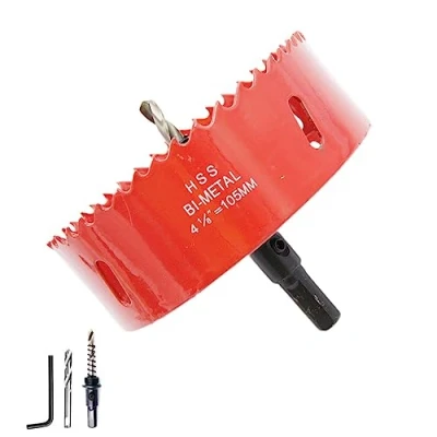 Image of 105mm Hole Saw LAIWEI Cutter,For Drilling Wood, Aluminum Profiles,PVC and Other Materials(4 5/64inch)