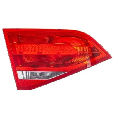 Image of 8K5945093D Rear light HELLA 2TZ 009 687 091 Left Inner Section P21W, W16W 12V Crystal clear, red with bulbs bulb holder AUDI: A4 B8 Saloon
