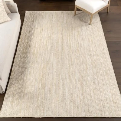 Image of nuLOOM Jute Braided Area Rug, Off White (10&#039; x 14&#039; Feet)