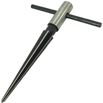 Image of Heavy Duty Tapered Reamer (from 3mm up to 12mm) Hand Operated Drill Hole Enlarger &amp; Deburrer