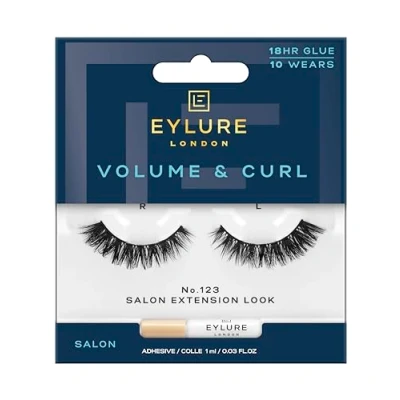 Image of Eylure Volume &amp; Curl No. 123 False Lashes