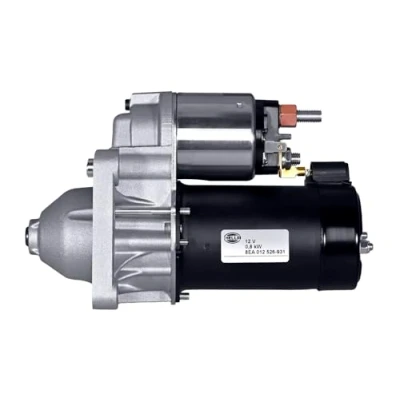 Image of 46429594, 46518059, 55196400, 7772459, 7785449 Starter motor HELLA 8EA 012 526 931 12V 0,8kW 9 64mm FIAT: Punto II Hatchback