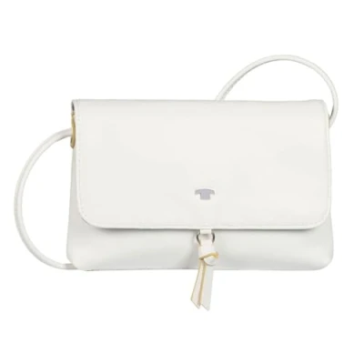 Image of TOM TAILOR Women&#039;s Luna Shoulder Bag, White, 21x5x13
