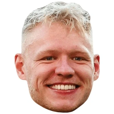 Image of Aaron Ramsdale (Smile) Celebrity Mask, Flat Card Face, Fancy Dress Mask