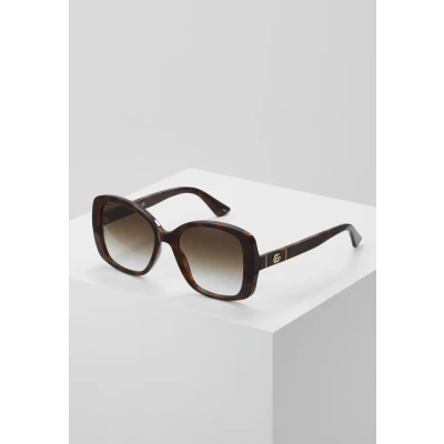 Image of Gucci Sunglasses, Women&#039;s, Size: 56, Havana/brown