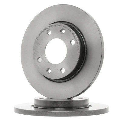 Image of 4246R8, 4249A5 Brake disc BREMBO 08.9606.11 247mm 13mm 4 solid Coated PEUGEOT: 206 Hatchback, 306 Saloon, CITROËN: Xsara Estate