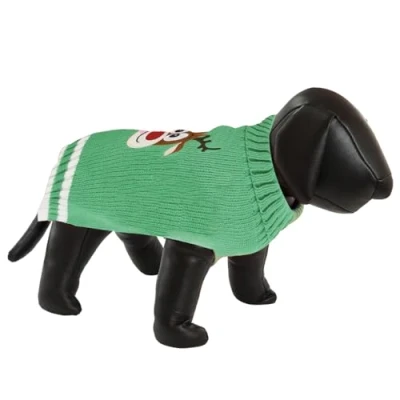Image of Nobby Dog Jumper &#039;Cupid&#039;, Green, 32 cm